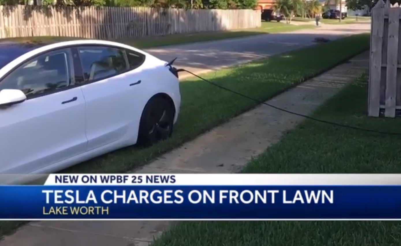Tesla Driver Leaves Car Plugged Into Stranger's Home For 12 Hours