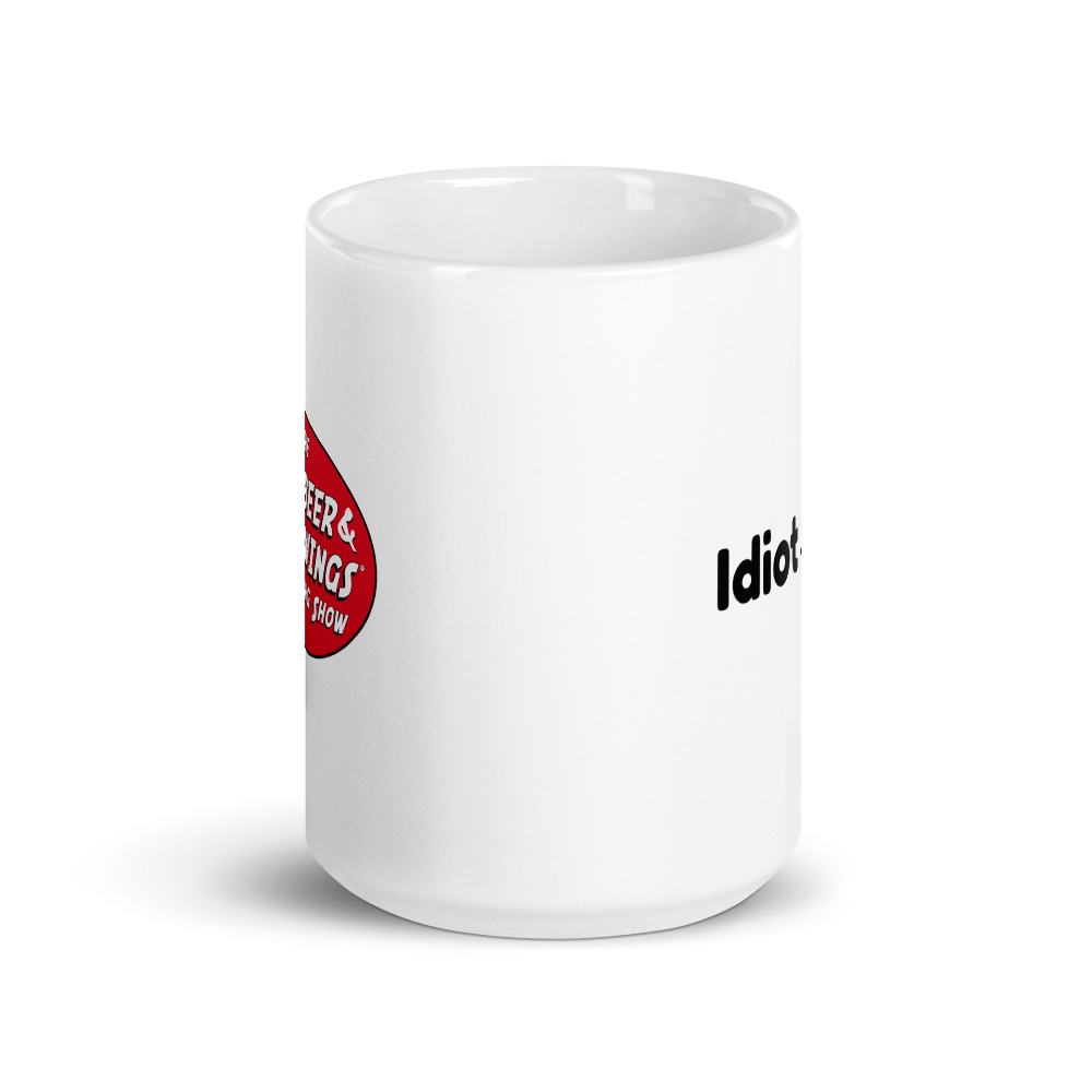 White Glossy Mug - Idiot Juice - Image 5